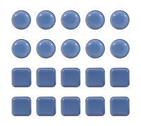 TRKETK 20 Pièces Patins pour Meubles Curseurs de Meubles Autocollants Tampons de Protection de Sol Anti-Rayures Protection Pied Chaise Antidérapant pour Pieds de Meubles Sols en Boi