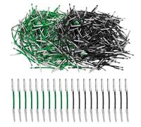 TRKETK 200 Pièces Étiquettes de Trésor en Métal D'élasticité, Attaches de Documents Classeurs à Cordes en Métal Ensemble de Trésors en Métal Élastique pour l'Organisation du Bureau
