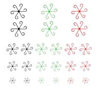 TRKETK 24 Pièces Clips de Support pour Plantes Support Tige Plantes Interieur Supports de Tige de Plante Grimpante en Plastique pour Plantes Grimpantes Support Plantes Crochets de Fixation