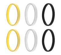 TRKETK 3 Paire Brassards de Chemise Brassards Élastiques en Métal Soutiens de Manches Longues de Chemise Antidérapant Ajustable Manches Titulaires Bracelet Manche pour Femmes Hommes