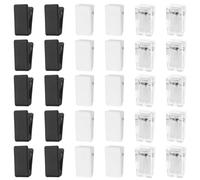 TRKETK 30 Pièces Clips Muraux auto Adhésifs en Plastique Pinces à Tapisserie Murale Clip de Rangement Multifonction Clips Photo pour Maison Bureau Affiche Photo Halloween Décorations de Noël