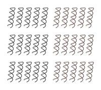 TRKETK 30 Pièces Spirale Pinces À Cheveux Spin Clip Epingle Chignon Pince à Chignon Kit Epingle à Chignon Spirale en Métal Style de Cheveux Bricolage Convient aux Filles Dames