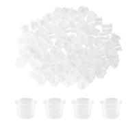 TRKETK 300 Pièces Tattoo Ink Caps 12mm Capuchon d'Encre de Tatouage en Plastique Petit Récipient Créatif À Encre pour Encre de Tatouage Capuchon de Conteneur Maquillage Permanent