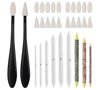 TRKETK 31 Pièces Estompeur Dessin, Outils de Dessin pour Croquis Kit Estompe en Papier Tortillions Blending Stump Croquis Estompeur Esquisse Dédiée pour Artiste Étudiants Bricolage Dessin Esquisse