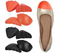 TRKETK 4 Paires Inserts de Chaussures, Rembourrage de Coussin d'Orteil pour Ajuster Les Chaussures Réducteur de Taille de Chaussures Semelles de Remplissage d'Orteils pour Homme et Femme