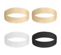 TRKETK 4 Pièces Bandeaux de Perruque en Silicone Antidérapant Regulables Bandeau de Perruque Élastique Grip Bandeau pour Femmes et Hommes pour Cheveux Sports Yoga Fix Wig in Place