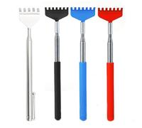 TRKETK 4 Pièces Gratte dos, Gratte-dos Extensible Portatif Scratcher Arrière Acier Inoxydable Gratte-dos Télescopique Grattoirs Dos Télescopiques en Acier Inoxydable pour Hommes et Femmes (4 Couleurs)