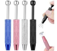 TRKETK 4 Pièces Piercings Boule de Piercing, Outil de Bijoutier pour Petites Pièces et Fabrication de Bijoux Outil De Préhension En Acier Inoxydable Pince à Bijoux Multifonction (4 Couleurs)