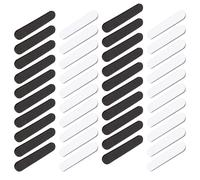 TRKETK 40 Pièces Réducteurs de Taille de Chapeau, Inserts de Chapeau Auto-Adhésifs Ruban de Taille de Chapeau en Mousse EVA Ruban de Dimensionnement de Chapeau Bande de Sueur (Noir Blanc)