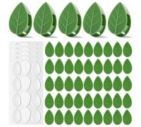 TRKETK 50 Pièces Clip Plante Grimpante, Support de Fixation Végétale Réglable Fixation Végétale Auto-Adhésif Accroche Plante pour Vignes et Câbles pour Vignes Légumes Murs Bureau Jardinage