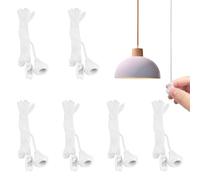 TRKETK 6 Pièces Cordons de Rechange pour Interrupteur de Plafond, Cordons de Rechange pour Interrupteur de Plafond 1,5 m Interrupteur de Salle de Bain Lumière Blanche pour Interrupteur de Plafond