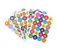 TRKETK 60 Pièces Feuilles d'Autocollants de Récompense pour Enfants, Autocollants de Louange 2 cm Animaux Autocollants de Récompense Self-Adhesive Fournitures pour Enseignants pour Salle de Classe