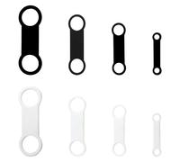 TRKETK 8 Pièces D'étiquettes Chien en Silicone Anti-Bruit Bande Élastique Silicone Personnalisé Accessoires pour Animaux de Compagnie pour Collier Pour Chien et Chat Colliers Animaux