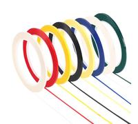 TRKETK 8 Pièces Rubans Adhésifs pour Tableau Blanc 3mm Diagramme Graphique Ruban à Grille Ruban de Marquage Multicolore Convient pour les Tableaux de Bureau d'école et de Marquage