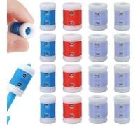 TRKETK Lot de 16 accessoires de tricot, compteurs d'anneaux de tricot en plastique, réutilisables, 2 tailles, compteurs de points ronds, outils d'assistance, pour loisirs créatifs, projets de couture