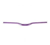 TRKIMAL φ31,8mm Guidon pour vélo de route, VTT, Mountainbike Extra Long 720mm Guidon surélevé de 30mm pour VTT, BMX pour Descente, Course, Hors-piste (Violet)
