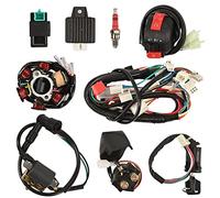 Trkimal Faisceau de câblage électrique pour moto 6 broches Stator CDI Bobine d'allumage ATV 50-125 cc Pit Quad Dirt Bike Buggy Go Kart