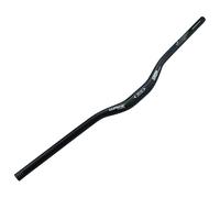 TRKIMAL Guidon de vélo de route, VTT, montagne φ31,8 mm Extra long 720 mm Guidon surélevé de 30 mm pour VTT, descente, course, BMX (Noir)