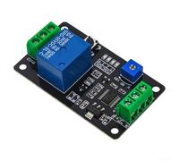 TRM01 Minuteur de retard pour module de relais 5 V CC Autobloquant Interrupteur marche/arrêt avec protection anti-retour Paramètre mémoire 0,1-120 s réglable pour projets électriques domestiques