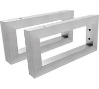 TRMLBE 2X Étagère murale 30x15cm Console murale en acier inoxydable Support d'étagère pour lavabo Support stable pour lavabo Sous-structure Suspension pour serviettes Support d'étagère avec kit comple