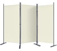 TRMLBE Paravent 275x180cm Séparation de pièce intérieure Protection visuelle Balcon Paroi de séparation avec attaches-câbles & clous & pied Protection solaire Protection contre le vent Protection UV P