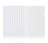 TRMPLX 10 Pièces Transparent Reliure Dossier Baguette,Feuilles A4 Couverture De Rapports Plastique,adapté pour organiser des documents dans les écoles et les bureaux