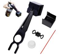 TRMPLX Applicateur de lubrifiant de chaîne de Moto, Aide à l'huile pour chaînes d'équitation avec buse réglable pour Motos, Applicateur Multifonctionnel pour Chaînes De Motos,