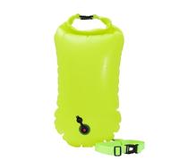 trmqnaf Flotteur de natation, bouée de natation, sac de rangement, fournitures de natation en plein air (vert (double rangement airb))