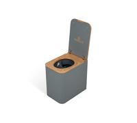 Trobolo Toilettes sèches à séparation en bois - SilvaBlœm gris - H3XX1457G