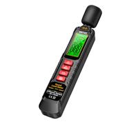 Trochate Décibelmètre - Compteur De Décibels | Échelle A 30-130 dB Mémoire de Données Affichage LCD Rétroéclairage pour Environnementale Test Auditif Construction