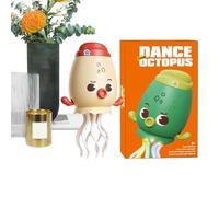 Trochate Jouet Musical Dansant - Jouet De Danse Et Chant en Forme De Poulpe,Figure Animale Anti-Collision Amusement Lumineux Apaisant pour La Maternelle L Anniversaire Le Préscolaire Les Tout Petits