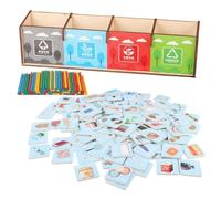 Trochate Jouets Éducatifs Tri des Déchets | Sensibilisation À l'environnement | Jouet Interactif Enfant avec Activités Ludiques pour Apprendre Le Classement