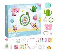 Trochate Kit De Création De Bijoux Pour Filles - Ensemble Jouet Charm - Activités Manuelles Créatives Amusantes Pour Filles Cadeau Loisirs Projets Favoris Fête Pendant Bague Temps Jeu Jouissance