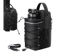 Trochate Sac De Sport Magnétique Compact - Bouteille de Fitness avec Manchon pour Téléphone - Pochette Étanche Et Imperméable avec Bandoulière Réglable pour Sport, Voyage Et Extérieur