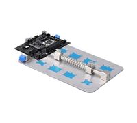 Trochate Support pour Circuits Imprimés - Outils de Soudure et de Serrage pour Réparation de Cartes Mères | Support Étau avec Rangement pour Composants et Fils Soudure Réparation Mobile à Domicile