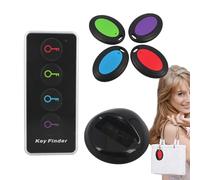 Trochides et clés à clés, trouver des clés, trouver un téléphone de 85 dB | 4 récepteurs et outil de localisation Télécommande de la torche avec 131 pieds pour amis de la famille, investi