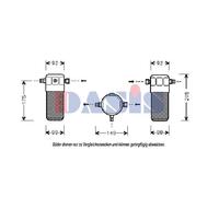 Trockner Climatisation Aluminium Pour Audi 80 8C B4 89 89Q 8A B3 Cabriolet