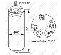 Trockner Climatisation NRF Pour Fiat Punto 188_ 188AX