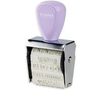 Trodat 1129 Creative Mini tampon violet BULLET JOURNAL, pour créer des créations créatives - 12 impressions en allemand