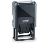 Trodat Printy 4750/L2 Date avec texte commercial PAGATO, auto-encreur - bleu/rou