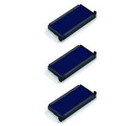 TRODAT Blister 3 recharges 6/4912 pour appareils 4912/4912T/4952/4992 Xprint. Bleu
