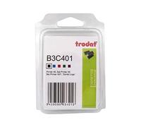Trodat 3 cassettes d'encre 6/C40 pour tampons Colop Printer 40, Set Printer 40, Set Printer 40/1 'Combi Logo' - couleur cassette d'encrage : noir - cet encrier recharge votre tampon Colop Printer