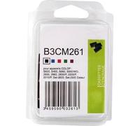 Trodat 3 cassettes d'encre 6/CM26 pour tampons Colop 2400, 2460, Set 2400, 2600, 2660, 2800/P, 2010/P, Set-2600, Set-2600 Dateur, S400, S600, S660, S600/WD - couleur cassette d'encrage : noir