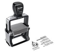 trodat 320965 Trodat 5204 acier inoxydable, avec logo