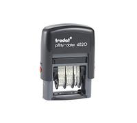 Trodat 4820 Dateur imprimé, iSO-variante 4 mm (noir) (L'emballage peut varier)