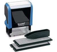 Trodat 4913 Printy Typomatic à faire soi-même 5 caractères max. Bleu ciel