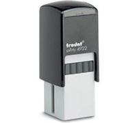 Trodat Printy 4922 - Tampon Encreur Automatique Cartes De Fidélité 4 lignes À Personnaliser - Empreinte 20 x 20 mm Offerte (Noir)