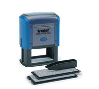 Trodat 4928 Printy Typomatic à faire soi-même 7 caractères max. Bleu ciel