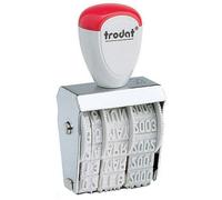 Trodat CLASSIC 1010 Tampon dateur 26 x 4 mm (l x H) argent