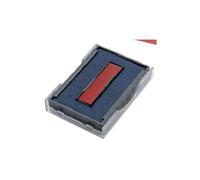 Trodat 6-4912-2db lot de 2 cassettes dencrage swop pad (bleu rouge) 312660
